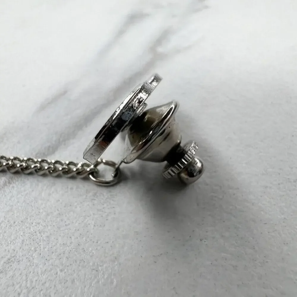 Vintage Morse 40 Chain Lapel Tie Tack Pin